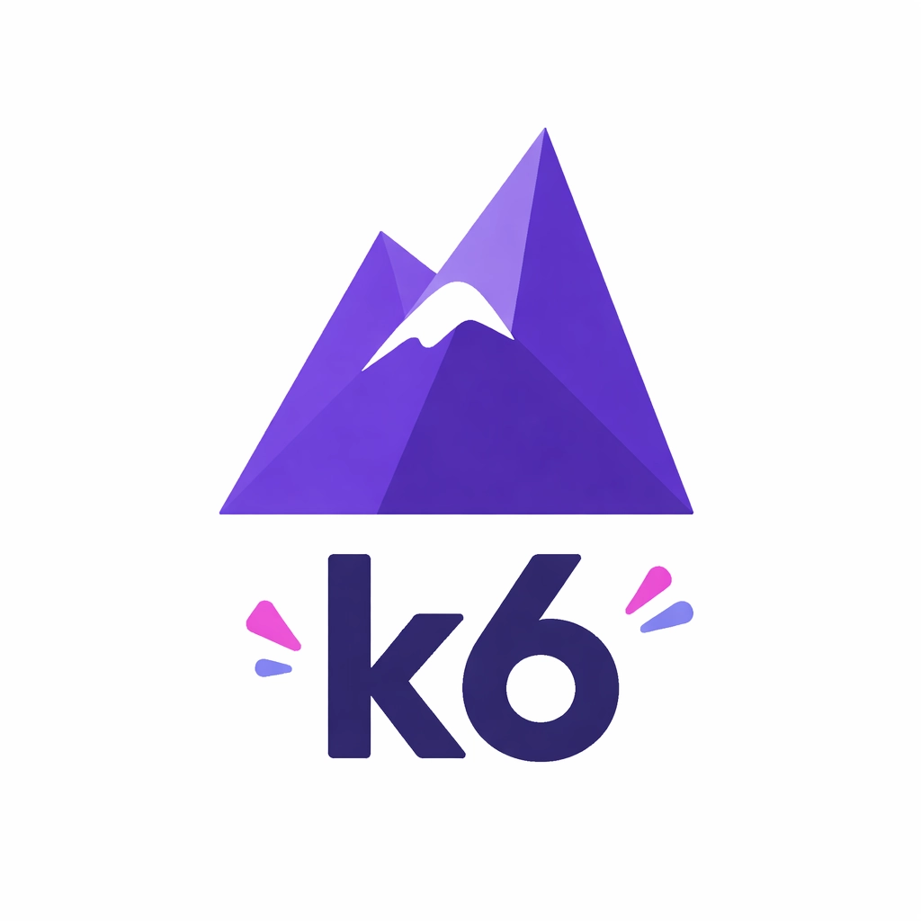 Modern K6 game logo