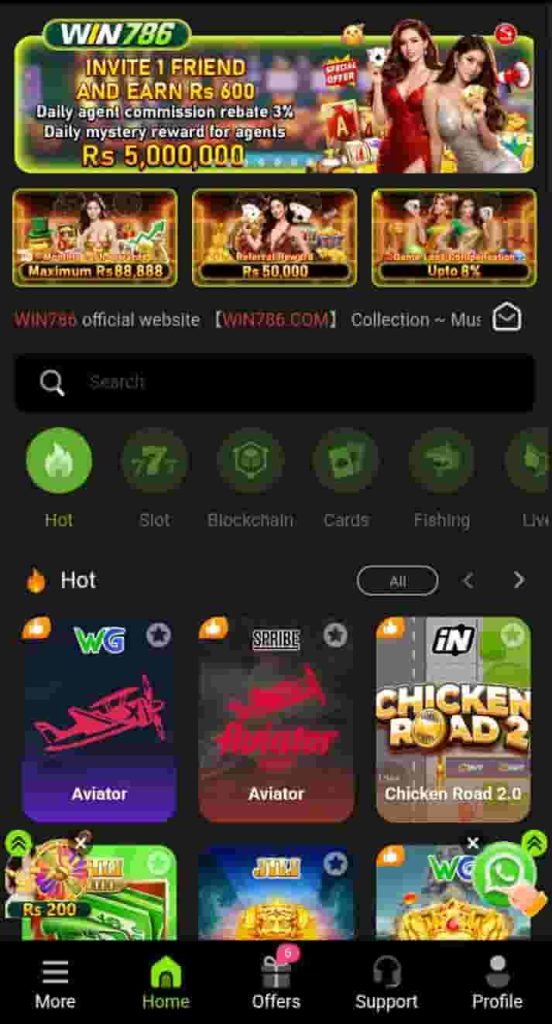WIN786 Game Download and enjoy the game