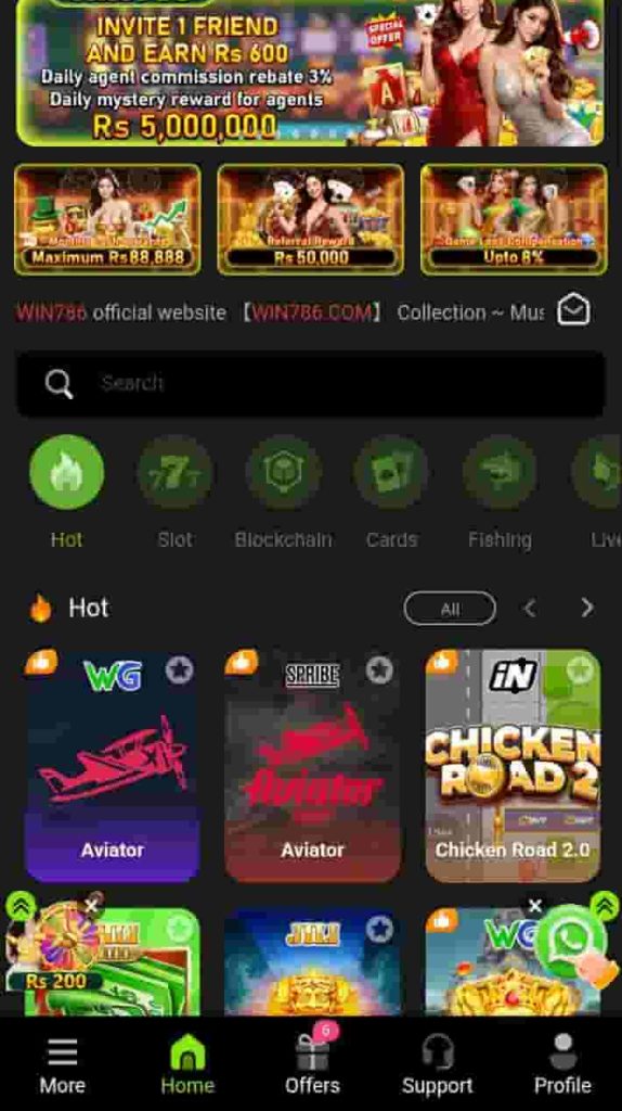 WIN786 Game Download and enjoy the game