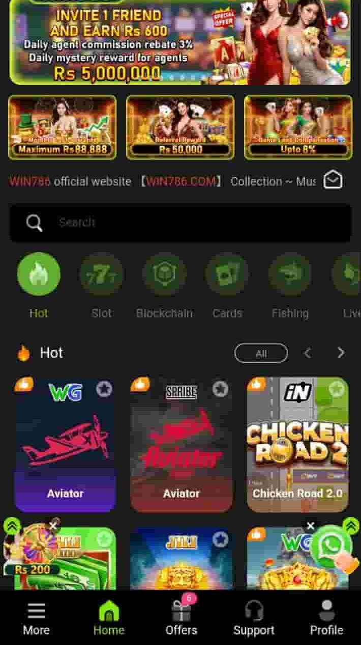 WIN786 Game Download and enjoy the game